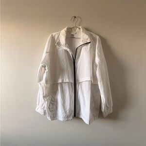 White FILA Windbreaker